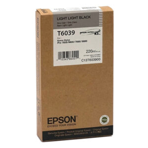 EPSON T6039 GRIS ORIGINAL CLARO